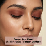 Eye Tint - Dark Brown Satin Matte Eyeshadow (Cocoa)