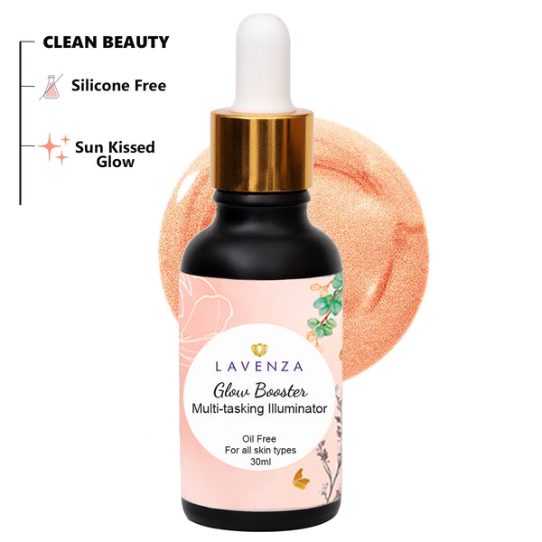 Lavenza Glow booster - Multitasking Illuminator + Primer + Highlighter, 30ml