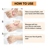 Brightening Cleansing Balm - Double Cleansing Face Cleanser + Makeup Remover | All skin types; with Orange oil & Green Coffee