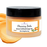 Brightening Cleansing Balm - Double Cleansing Face Cleanser + Makeup Remover | All skin types; with Orange oil & Green Coffee