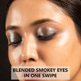 Smokey Grey - Liquid Metallic Eyeshadow, Smokey Eyes in One Swipe