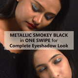 Smokey Grey - Liquid Metallic Eyeshadow, Smokey Eyes in One Swipe