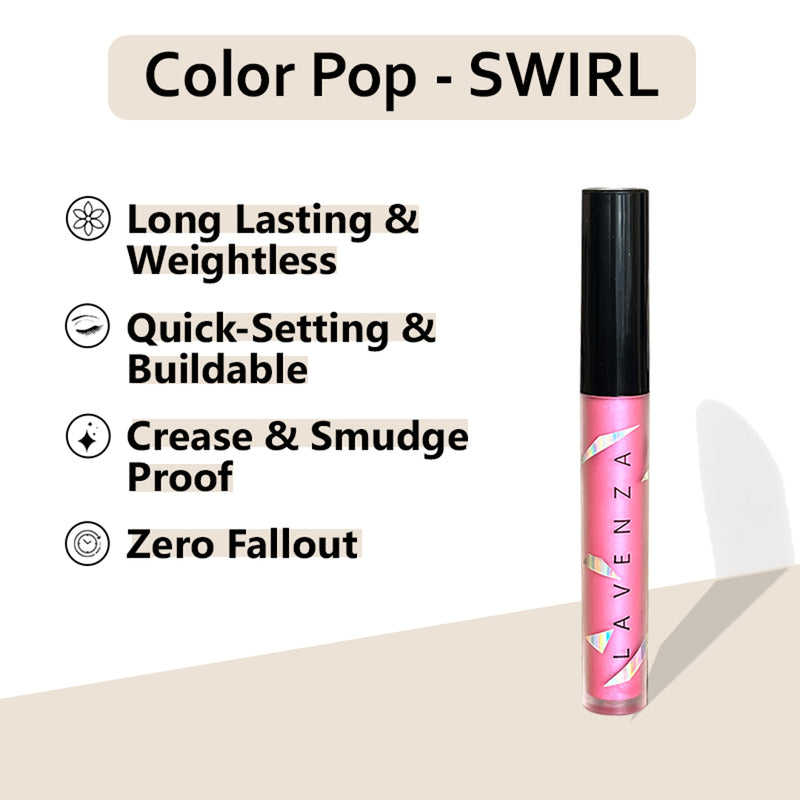 Color Pop Swirl - Shade Shifting, Holographic, Multipurpose Liquid Eyeshadow, Highlighter & Lip Topper