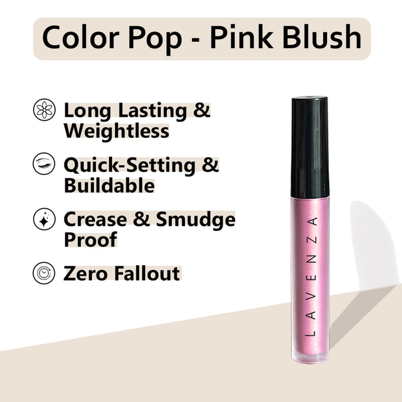 Color Pop (Pink Blush) - Dual Shade (Pink with Gold sheen), Multi