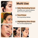 Lavenza Glow booster - Multitasking Illuminator + Primer + Highlighter, 30ml