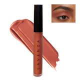 Lavenza Eye Tint Rust Terra liquid eyeshadow  with swatch and eye look