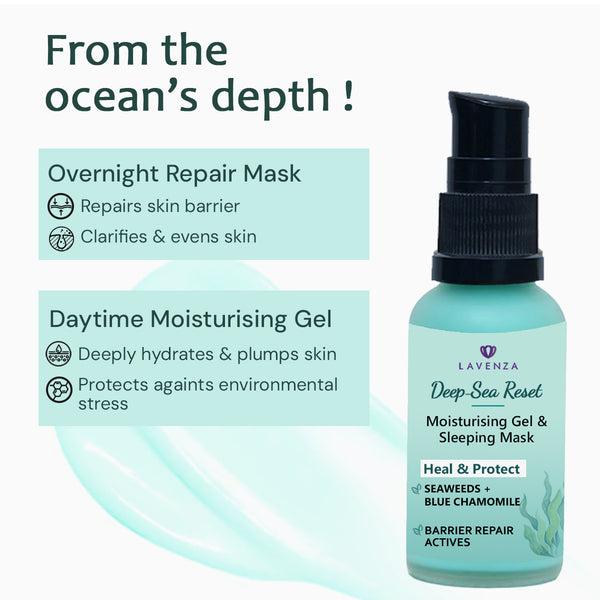 Seaweeds, Hyaluronic Acid & Niacinamide Deep Nourishing Gel; Oil Free