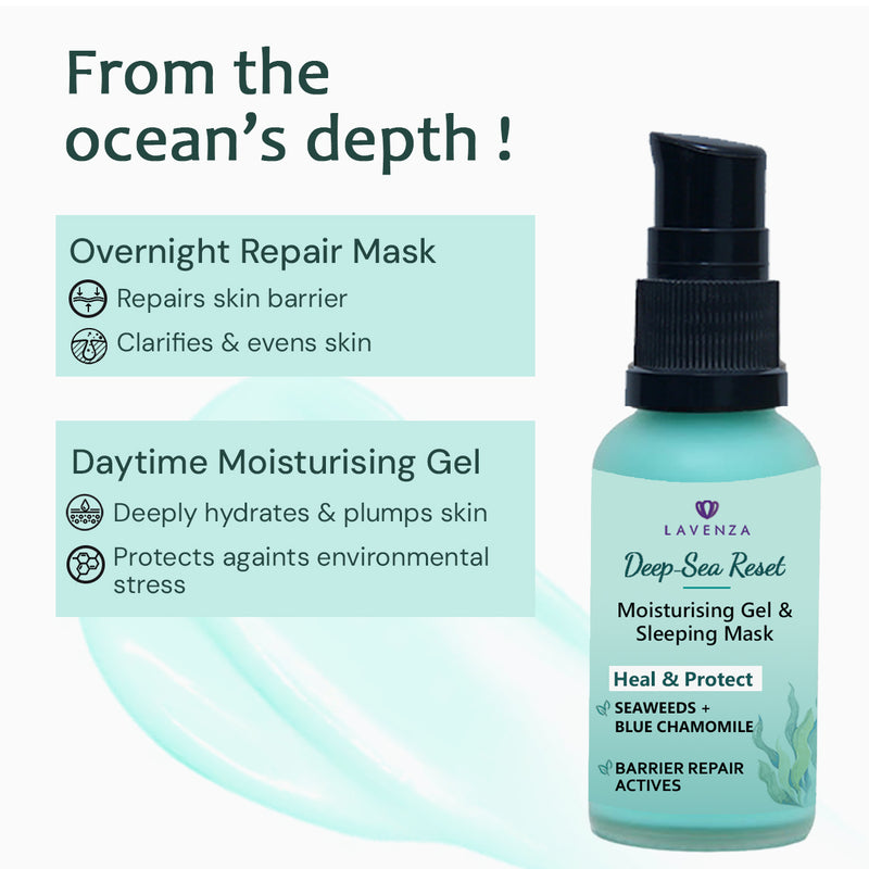 Seaweeds, Hyaluronic Acid & Niacinamide Deep Nourishing Gel; Oil Free