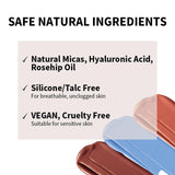 Matte Eye Tint Liquid Eyeshadow Set - Indi Blue, Terra Rust & Cocoa Brown