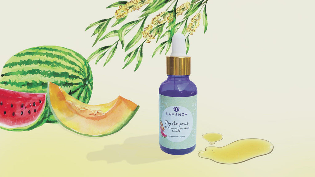 Face oil for oily combination skin